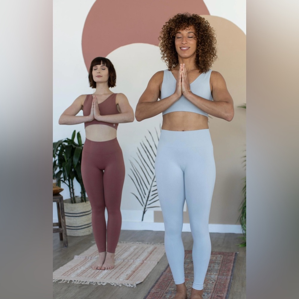 Savvi Ashtanga Leggings in Glacier